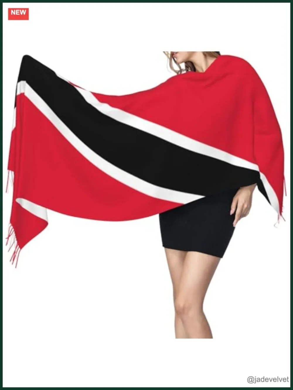 Soft Cashmere Feel Oversized Scarf Shawl Tassel Wrap